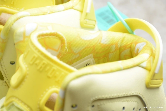 Rep 6 Retro (GS) Floral Jordan Yellow Dynamic Air 543390-800 0807